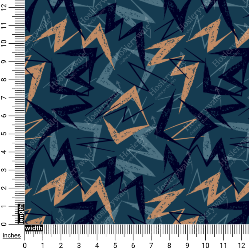 Abstract Zigzag Pattern In Hosiery - Image 8