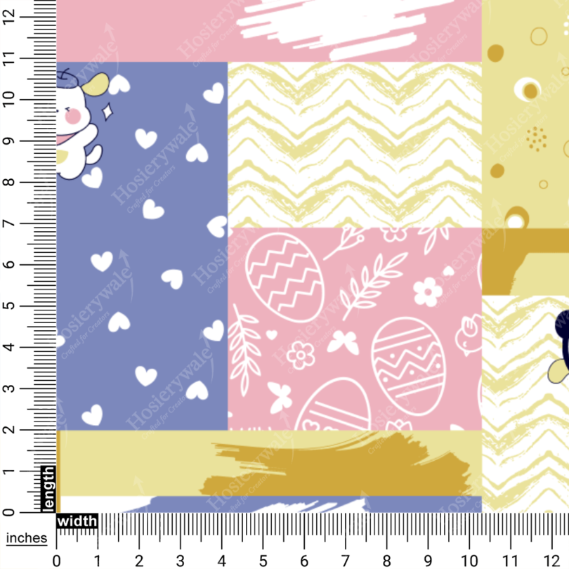 Patchwork Friends Delight Printed Fabric - Image 8